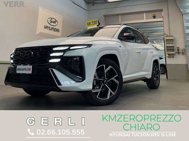 Hyundai TUCSON 1.6 hev NLine 2wd auto/km zero MAGGIO/PREZZO REALE