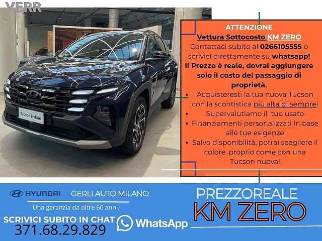 Hyundai TUCSON 1.6 hev Exellence 2wd auto- KM ZERO 09/2025