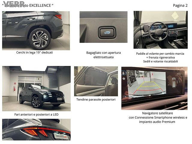 Hyundai TUCSON 1.6 hev Exellence 2wd auto-KM ZERO 11/25 PROMO 48